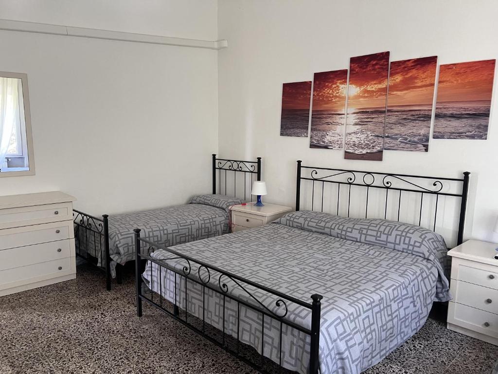 Postel nebo postele na pokoji v ubytování La Quercetta
