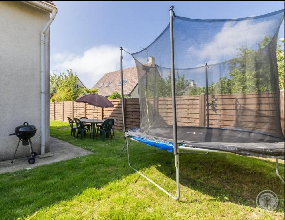Zahrada ubytování Gold beach gîte