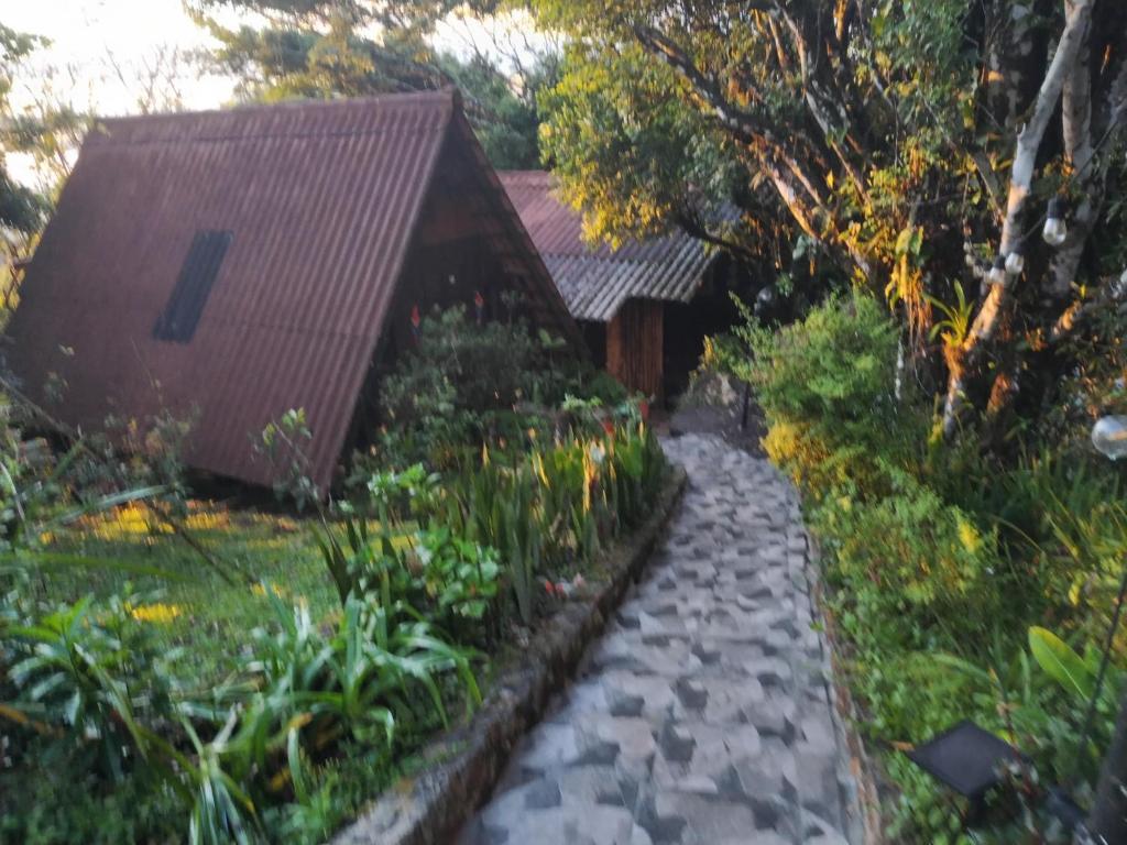 Zahrada ubytování Mandalas Ecolodge Ecotourism