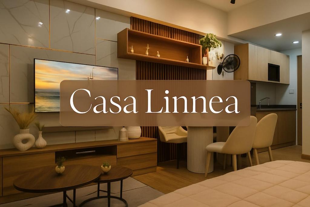 TV a/nebo společenská místnost v ubytování Casa Linnea - SMDC Cheer Residences