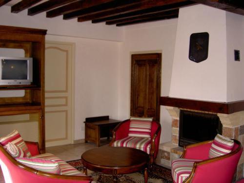 Posezení v ubytování Hôtel Losset