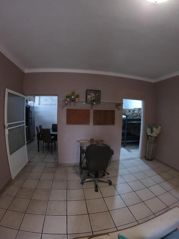 TV a/nebo společenská místnost v ubytování Casa León