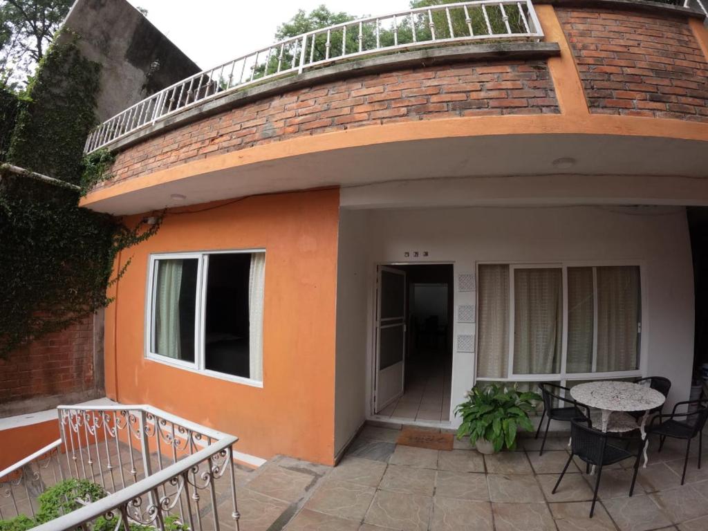 Balkón nebo terasa v ubytování Casa León