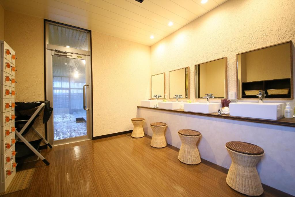 Koupelna v ubytování Nasu Ichiya Hotel