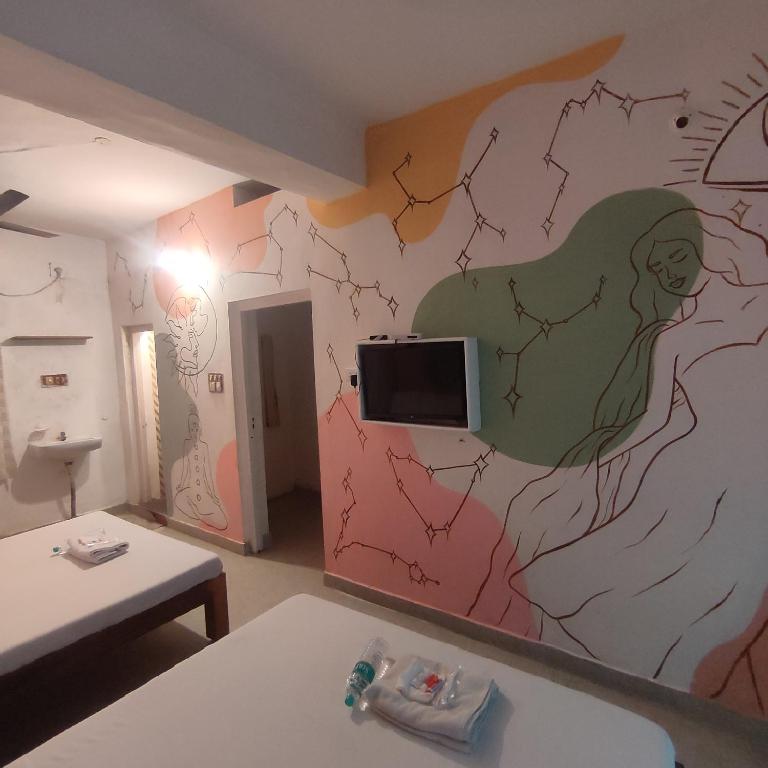 Koupelna v ubytování Vanam Pool Stay