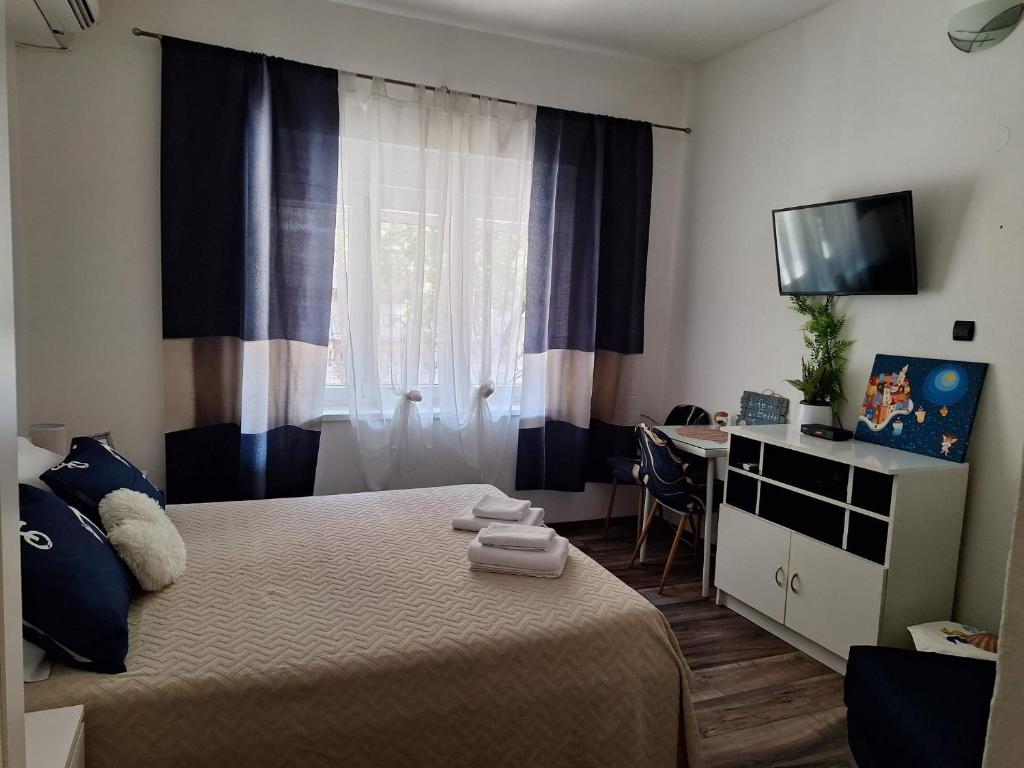 Postel nebo postele na pokoji v ubytování Lucky Rooms