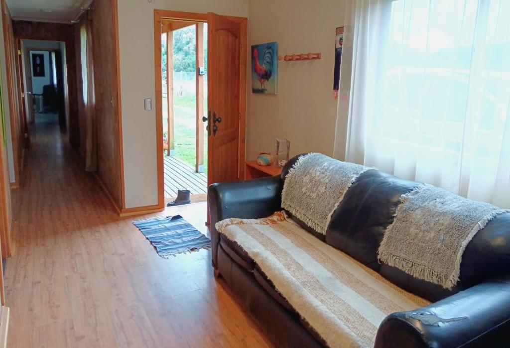 Posezení v ubytování Chalet Valdivia
