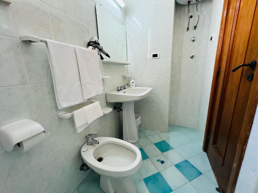 Koupelna v ubytování Villa Thomas BB conduzione familiare