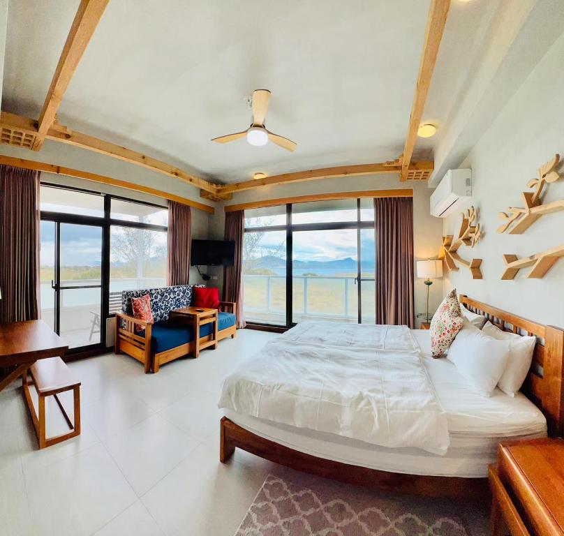Kenting COMIC B&B&SPRING客房内的一张或多张床位