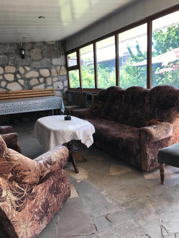 Posezení v ubytování Adams Rest House
