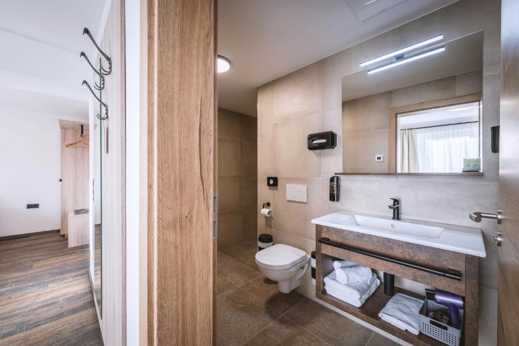 Koupelna v ubytování Hotel Lainbach in Wängle