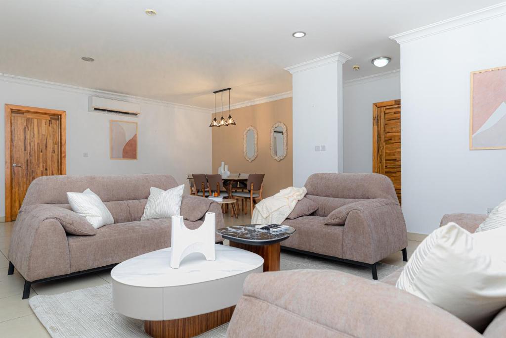 Istumisnurk majutusasutuses POLO HEIGHTS-Sky Suites