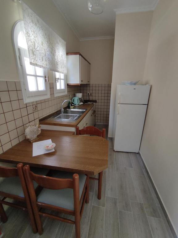 Kuchyň nebo kuchyňský kout v ubytování Alexandra Natalia Aparthotel