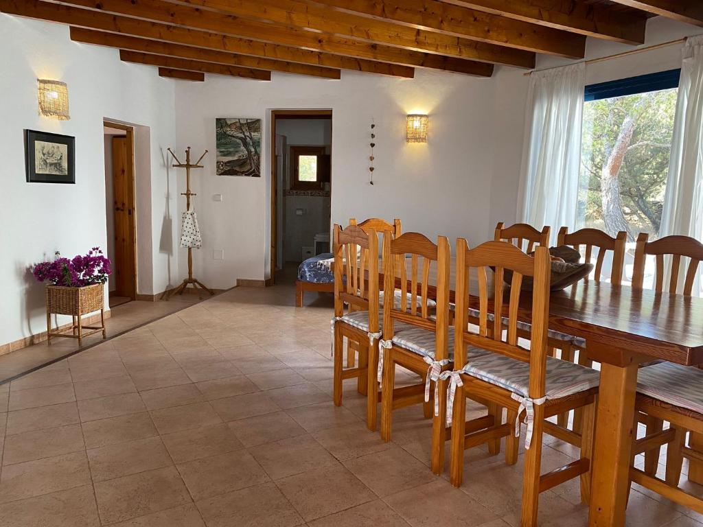 Posezení v ubytování Casa Barca Cala Saona