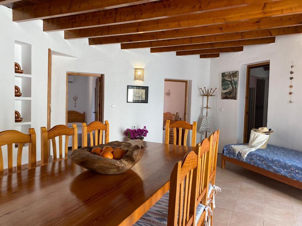 Posezení v ubytování Casa Barca Cala Saona
