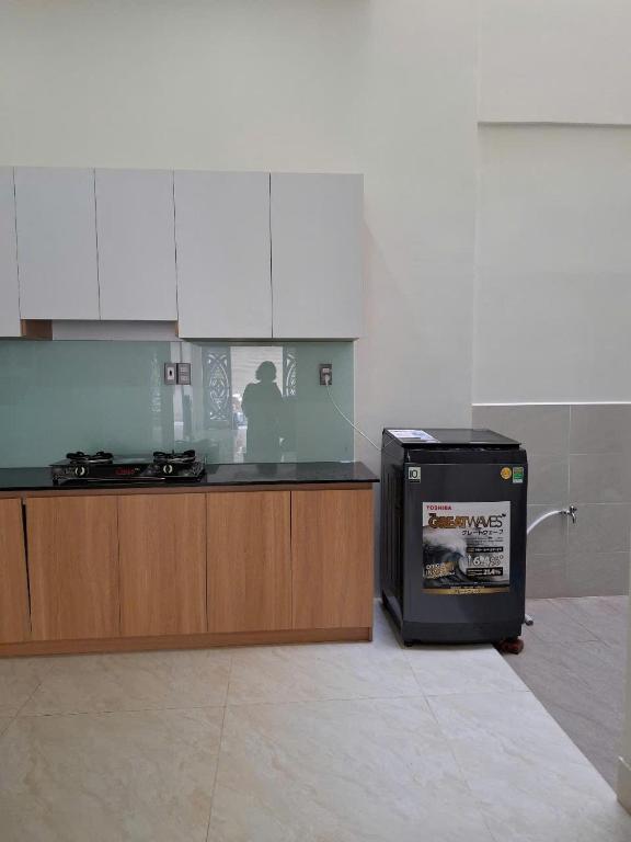 Kuchyň nebo kuchyňský kout v ubytování Villa Bãi Sau 5 Lạc Long Quân