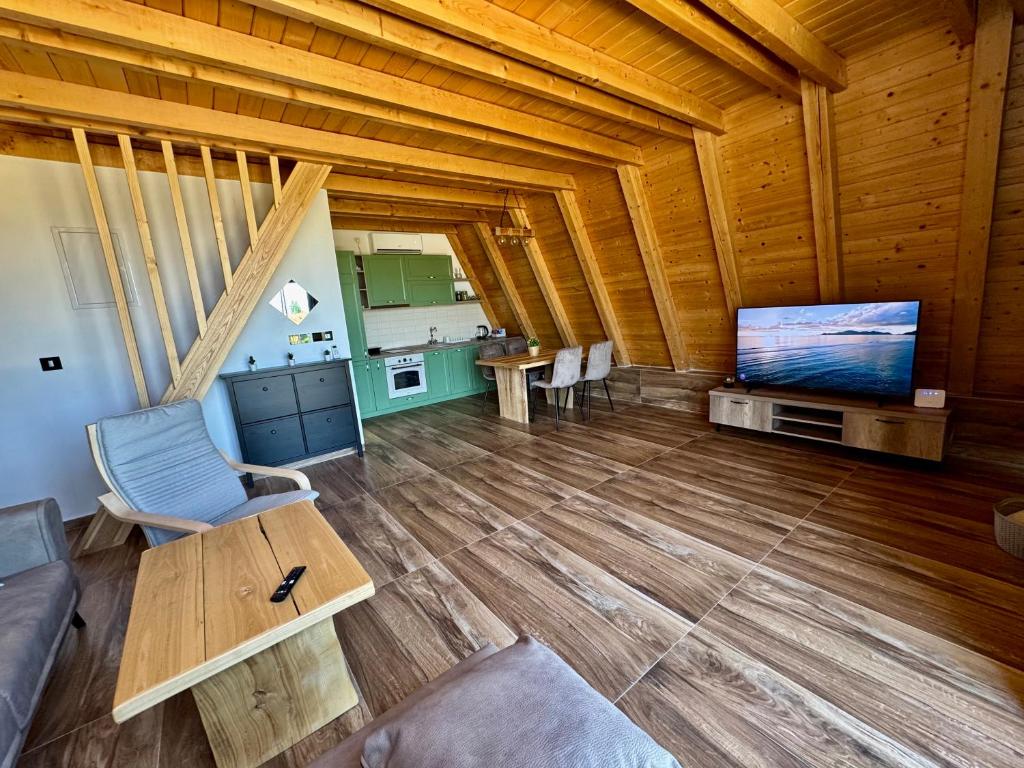 TV a/nebo společenská místnost v ubytování Piva Paradise