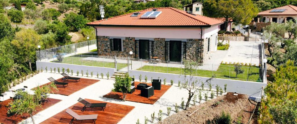 Zahrada ubytování Villa Fiore