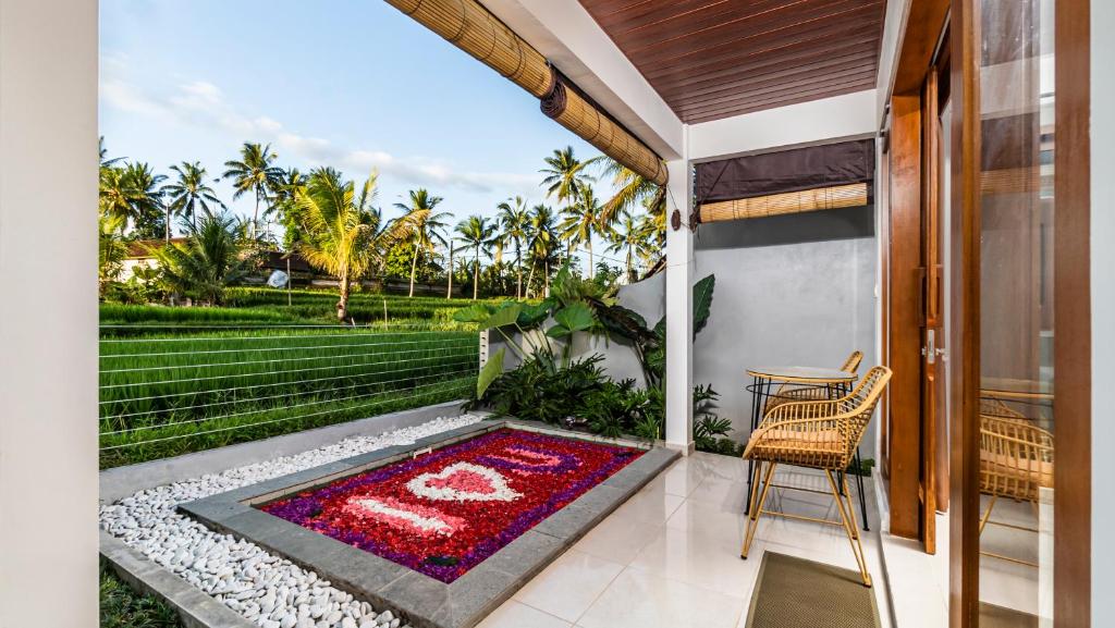 Zahrada ubytování Putih DCarik Ubud