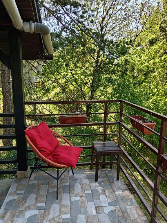Balkon ili terasa u objektu Kosmajski Mir