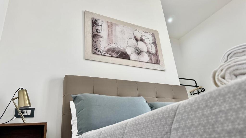 Postel nebo postele na pokoji v ubytování Kyansa Sicily a Pachino
