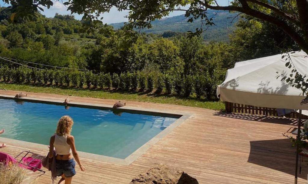 Bazén v ubytovaní Podere di Maggio - Glamping tent 3 alebo v jeho blízkosti