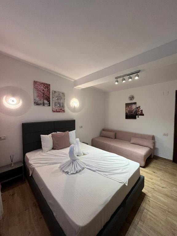 Postel nebo postele na pokoji v ubytování Casa Timerar