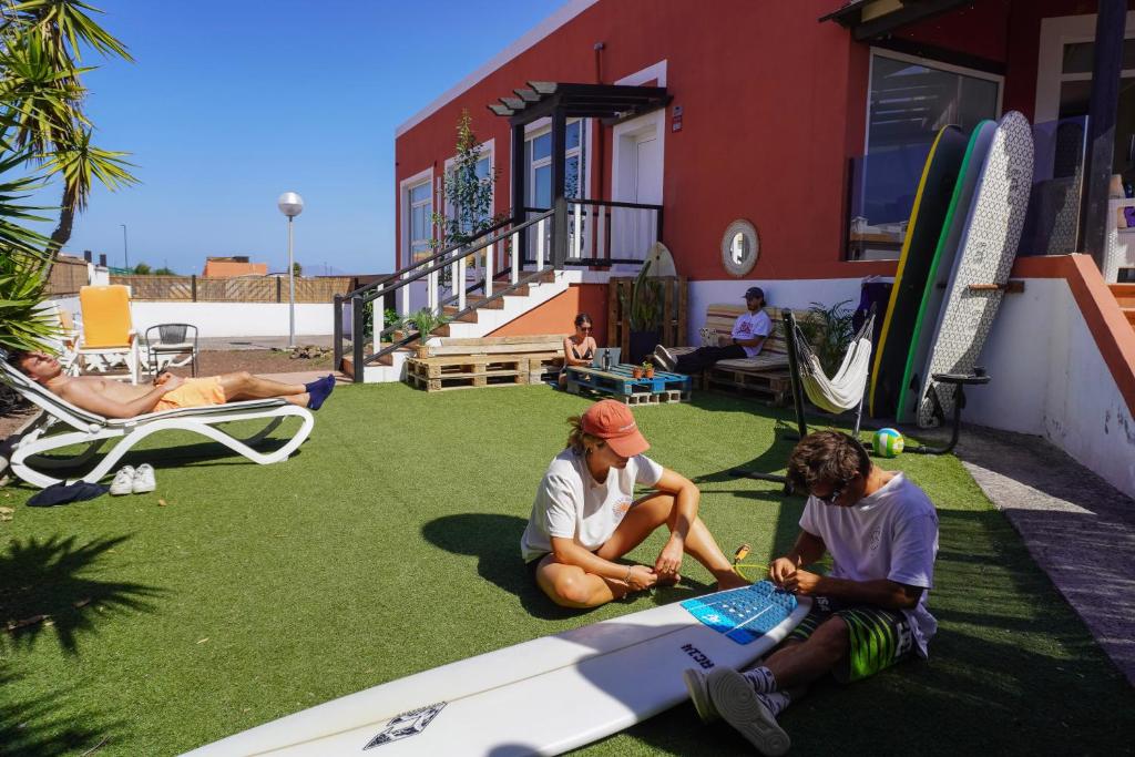 Hosté ubytování Banama Coliving & Coworking, Surf & Yoga - Casa Roja