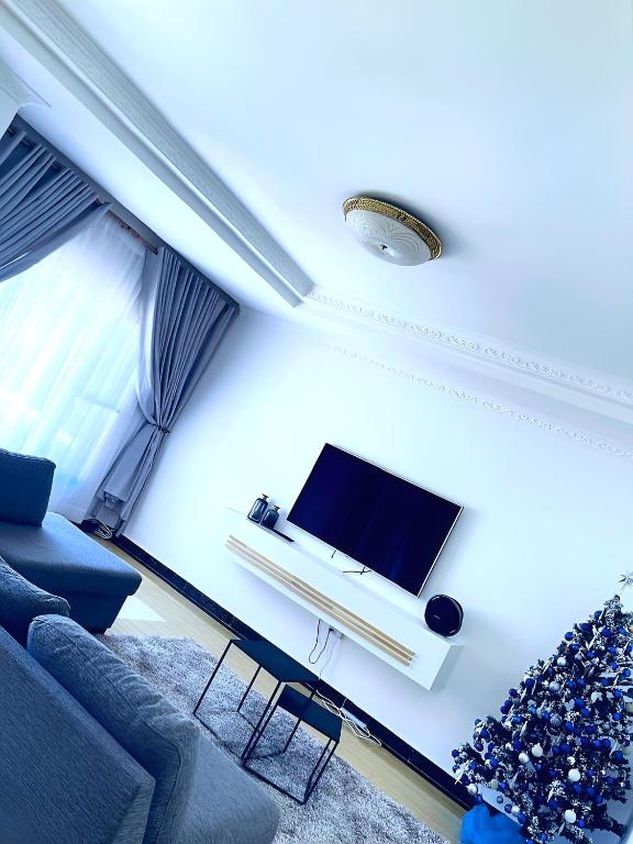 TV a/nebo společenská místnost v ubytování Hembo