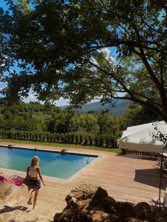 The swimming pool at or close to Podere di Maggio - Seccatoio