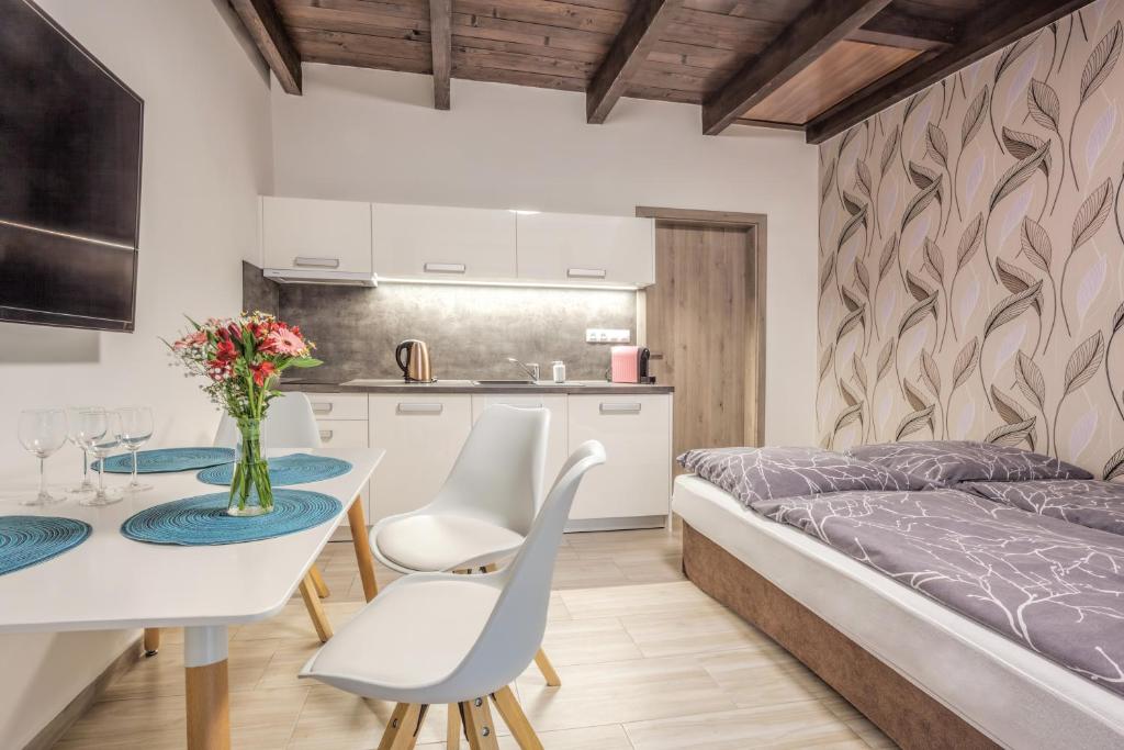 Posezení v ubytování Apartmány pod Pálavou