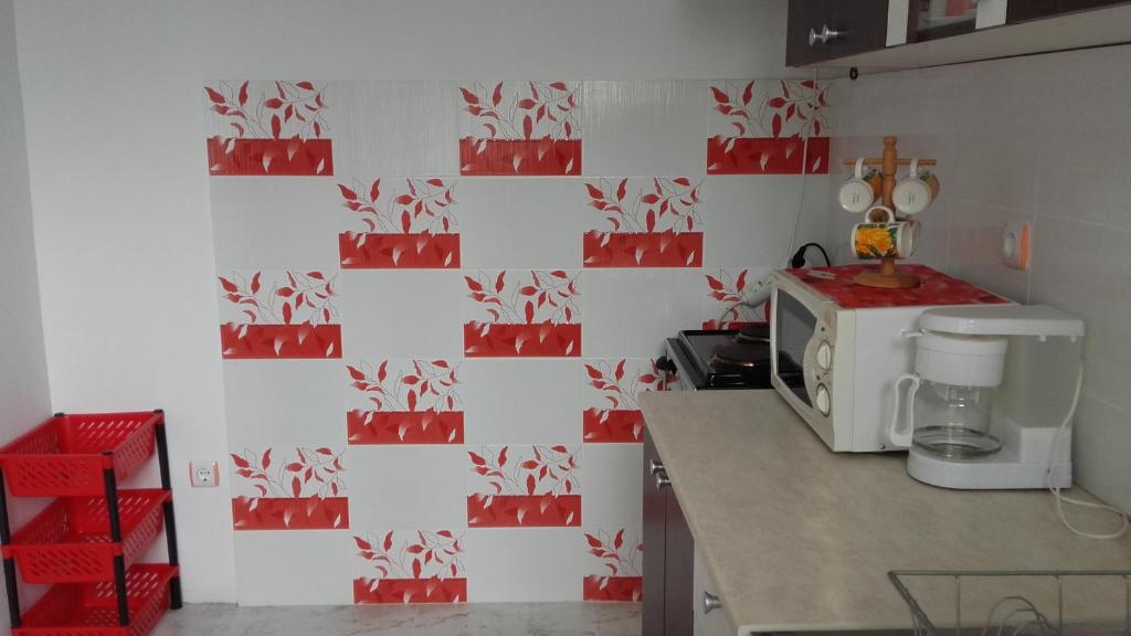 Kuchyň nebo kuchyňský kout v ubytování Viktoria House