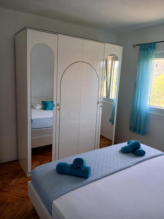 Postel nebo postele na pokoji v ubytování Apartman Maja