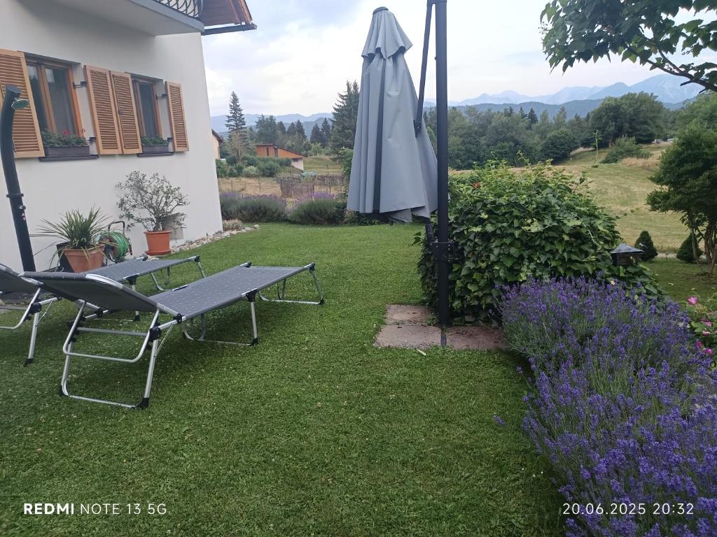 Zahrada ubytování Ferienhaus Familie Zimmermann