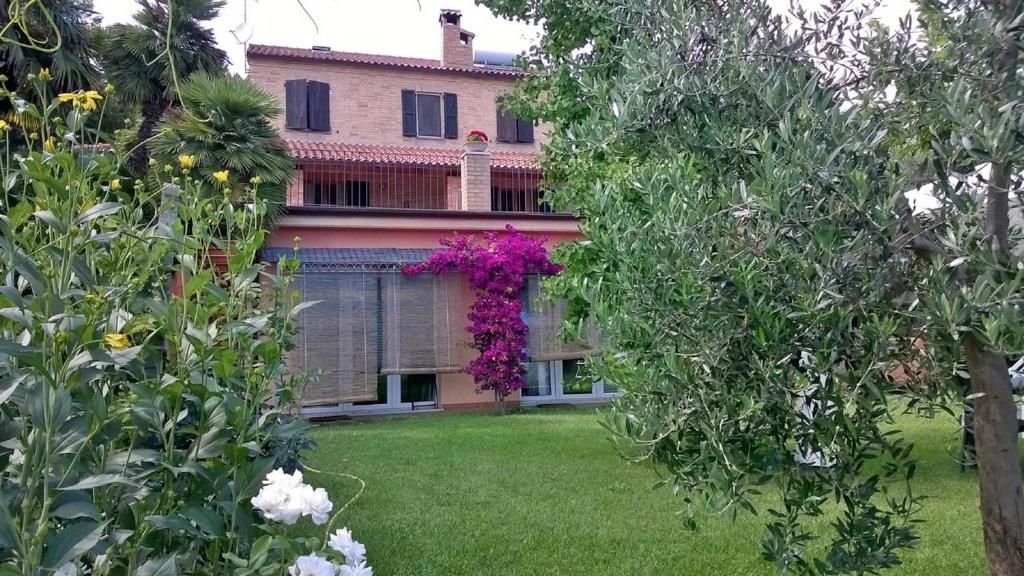 Zahrada ubytování B&B Lieti Colli