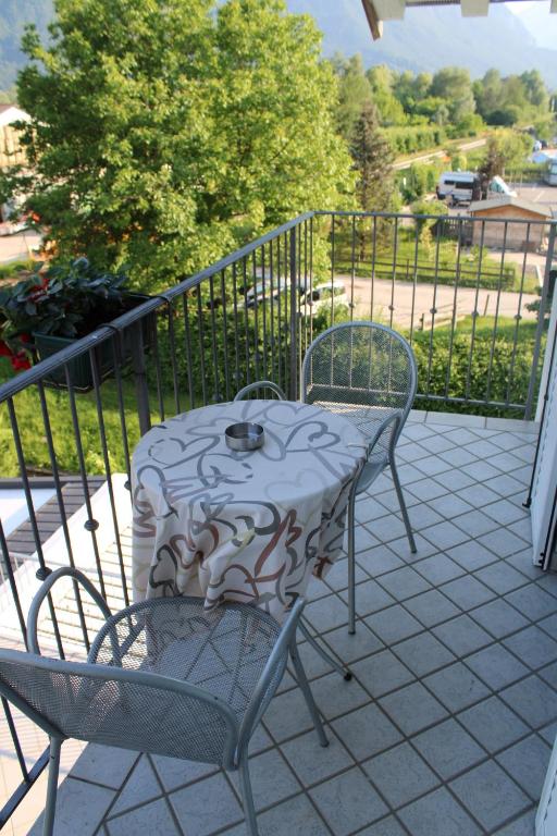 Balkón nebo terasa v ubytování Al Brenta