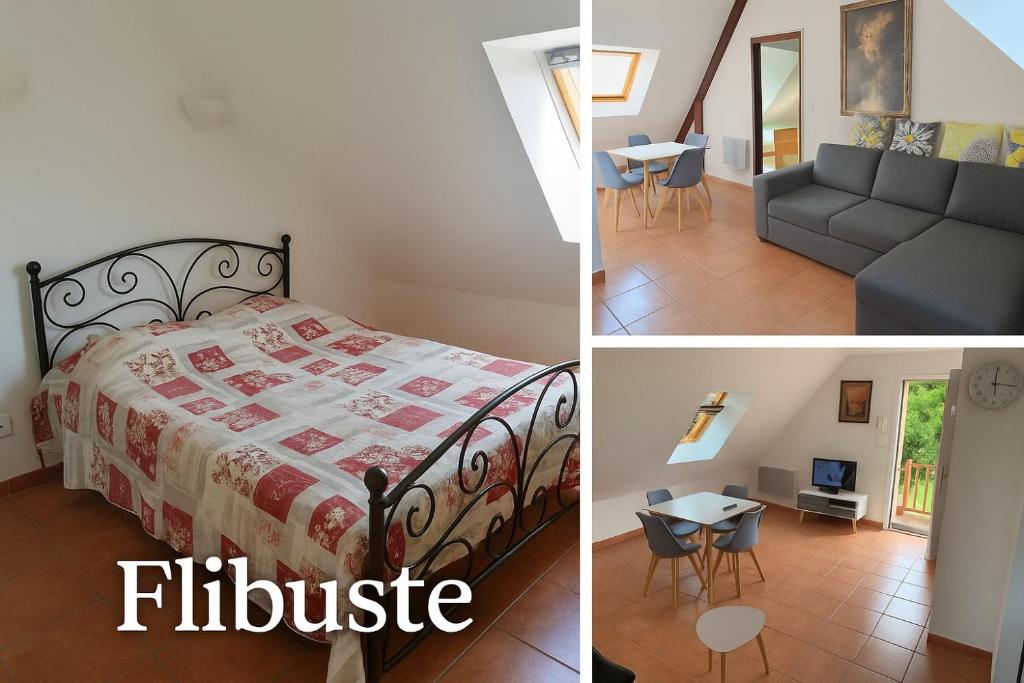 Et opholdsområde på Appartement situé prés des plages et du golf