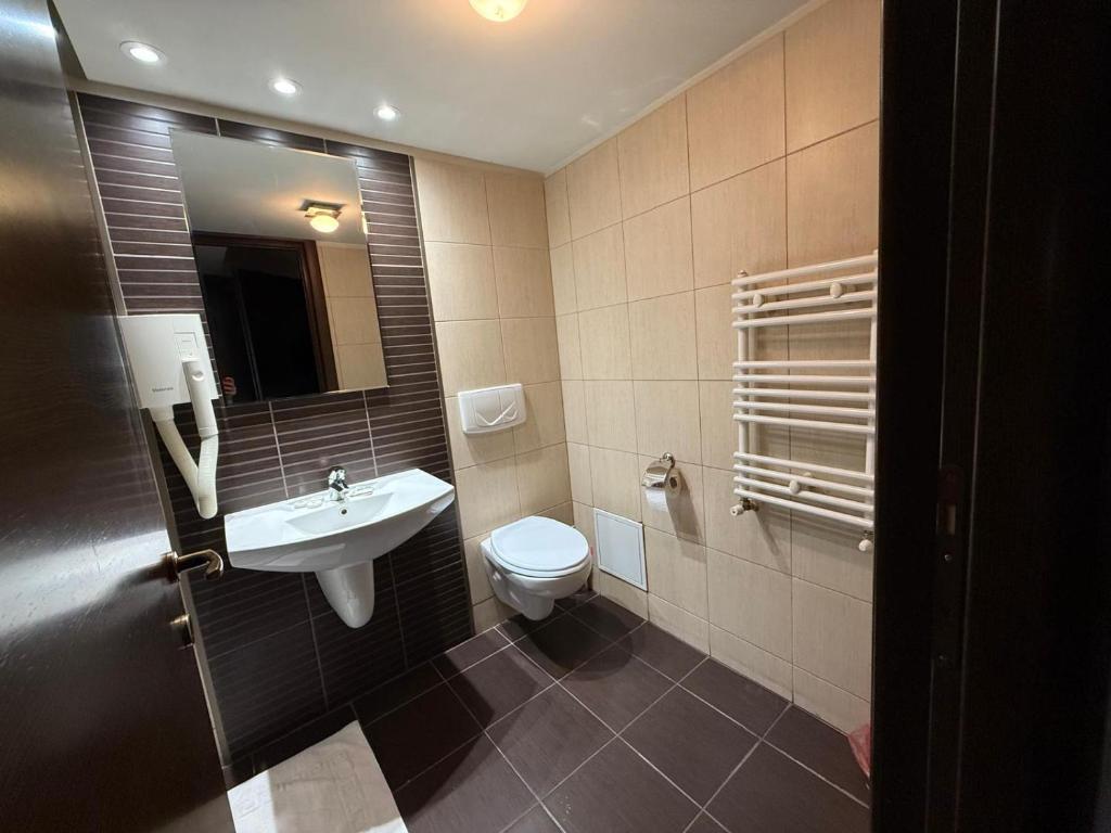 Koupelna v ubytování Hotel Q Art Severus
