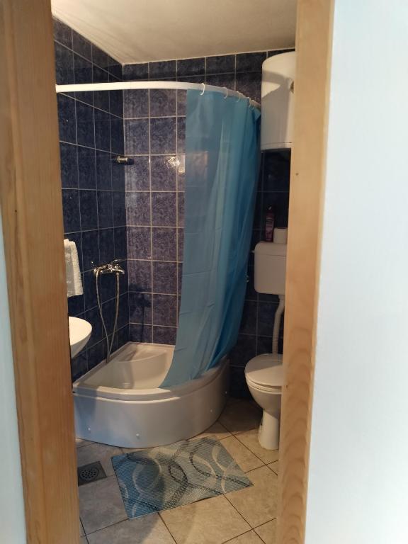 Koupelna v ubytování Guest house Gorica
