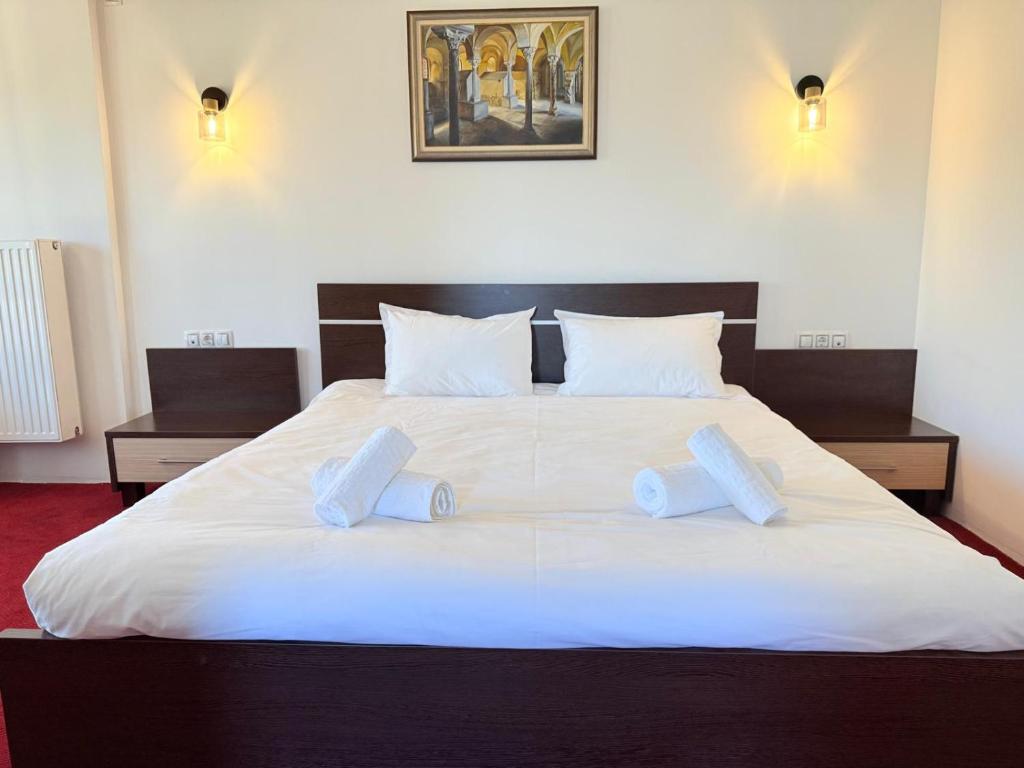 Postel nebo postele na pokoji v ubytování Hotel Q Art Severus