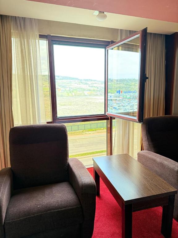 Posezení v ubytování Hotel Q Art Severus
