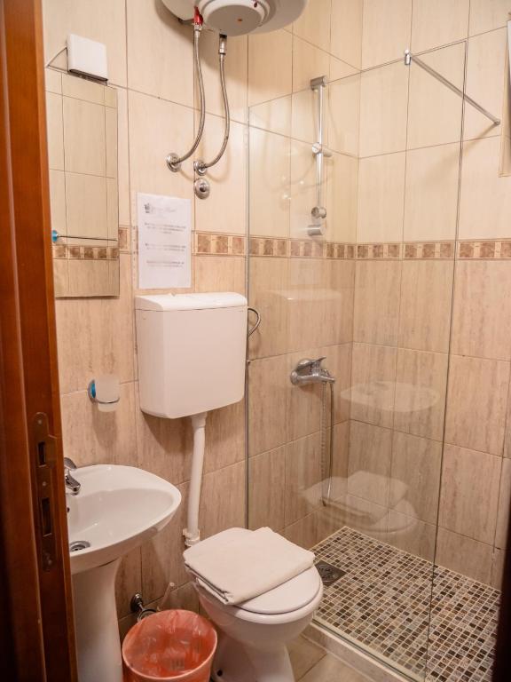 Koupelna v ubytování Apartments Bonita