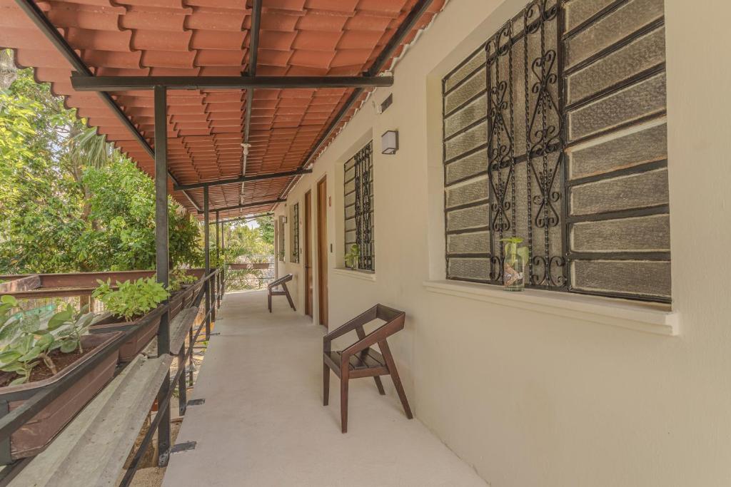 Balkón nebo terasa v ubytování Hostal Yum Kin