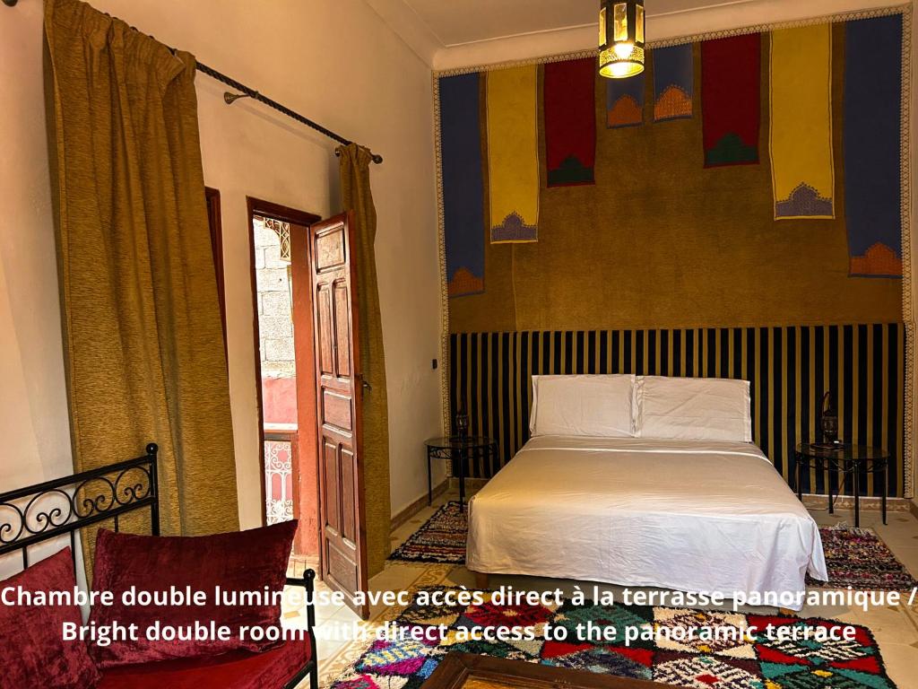 Letto o letti in una camera di Villa DALIA Route Ourika en Exclusivité