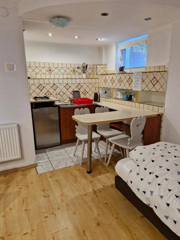 Kuchnia lub aneks kuchenny w obiekcie Apartament Cichy i Wygodny