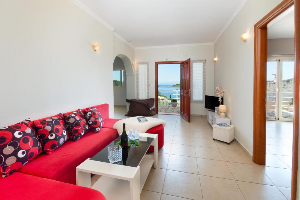 Posezení v ubytování Villa Avgerini Paxos