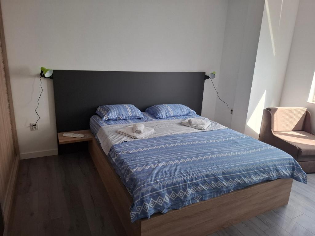 Postel nebo postele na pokoji v ubytování Apartment Kiril