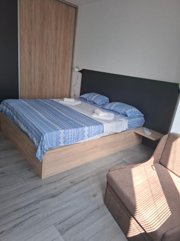 Postel nebo postele na pokoji v ubytování Apartment Kiril
