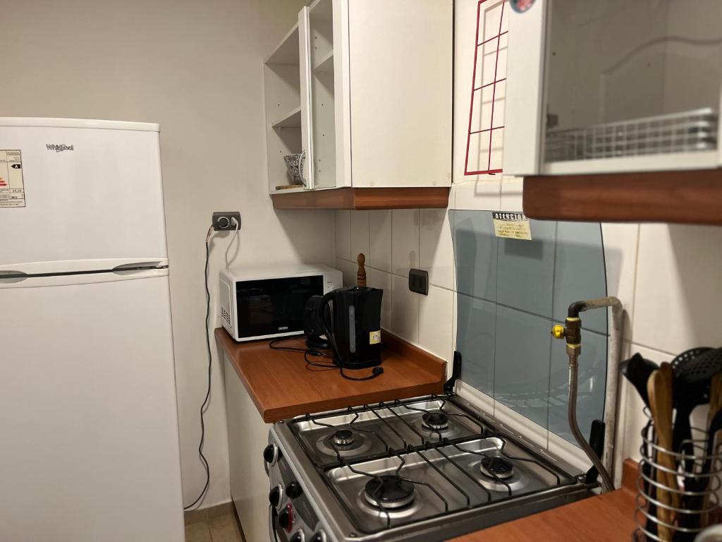 Kuchyň nebo kuchyňský kout v ubytování Departamento dos dormitorios nuevo