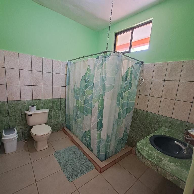 Koupelna v ubytování Hotel Georgi